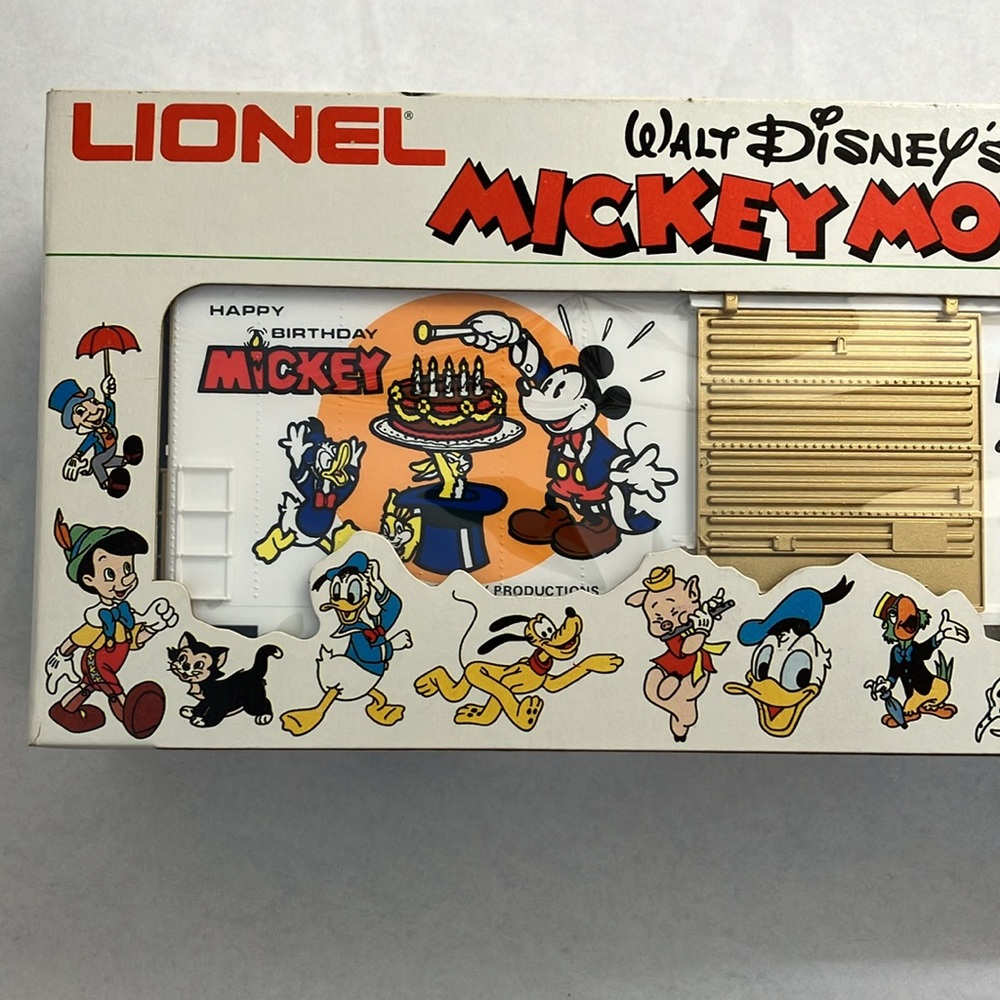 Lionel 6-9672 Mickey Mouse 50th Anniversary Hi-Cube Boxcar - NEW - Picture 3 of 10